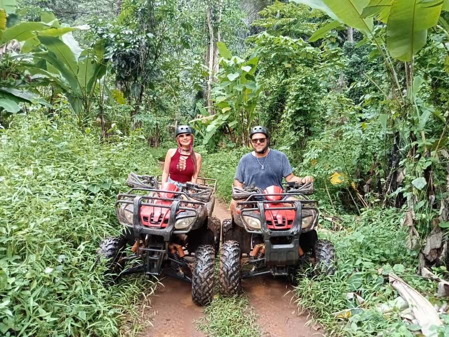 Krabi: Emerald Pool and Hot Spring Waterfall with ATV Riding - Emerald Pool: beautiful water with a busy edge