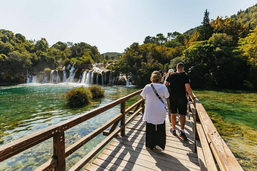 Krka National Park - All Sites - Entry ticket - Lozovac bus access and the 875-meter trail