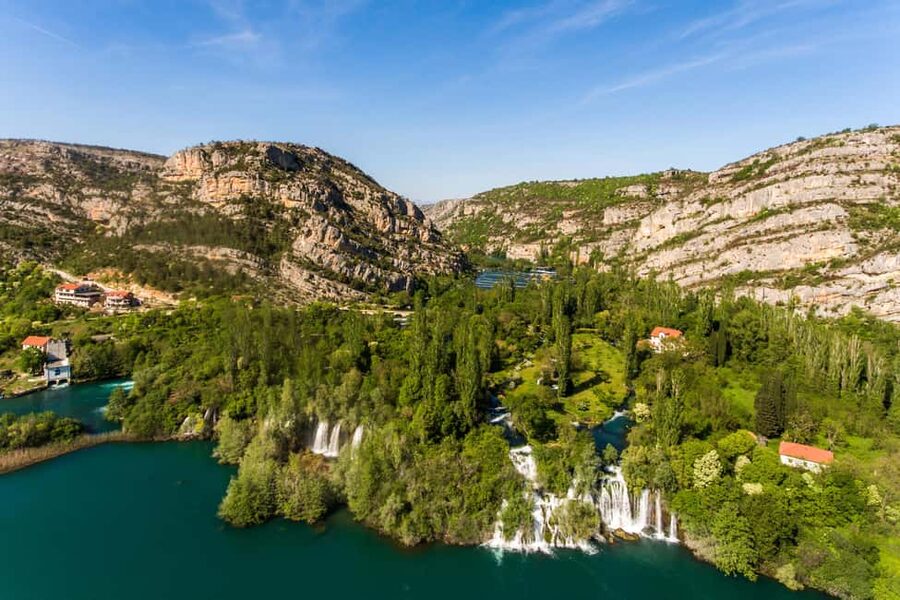 Krka National Park - Entry - Roški Slap - Walking from Stinice to Oziđana Pećina