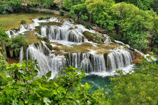 Krka Waterfalls tour with Boat Ride and Swimming in Skradin town - Skradinski Buk and the wooden walkways