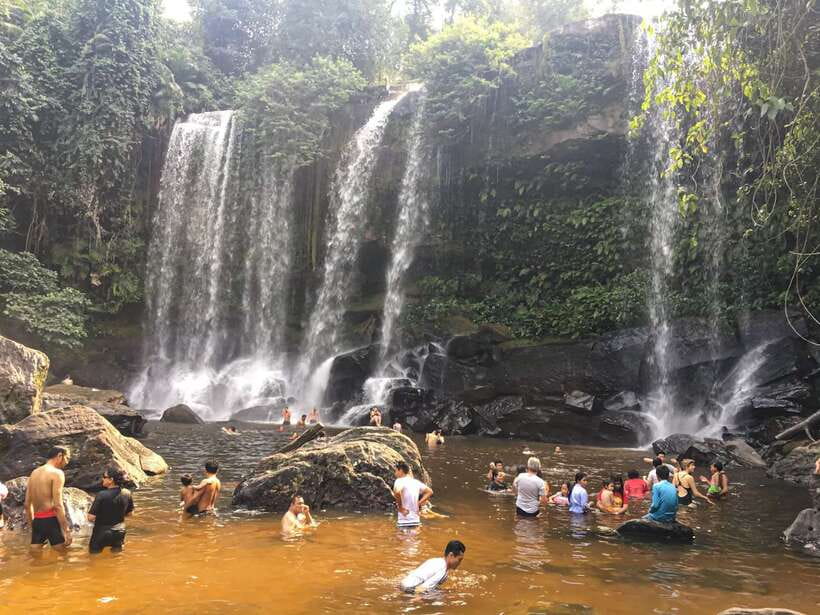 Kulen Waterfall Park with Small Groups & Guide tour - The Leper King Temple gives the route an Angkor connection