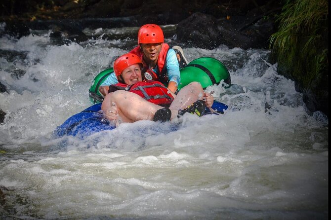 La Leona waterfall Cliffjumping White water Tubbing PrivateTour - Colorado River tubing with real rapids