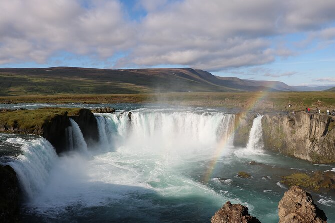Lake Mývatn and Goðafoss Shared Shore Excursions - Kálfaströnd brings the lake and television scenery together