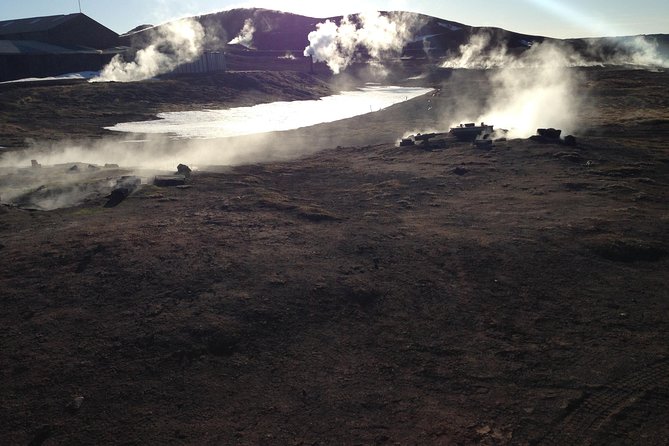 Lake Myvatn Day Tour and Godafoss Waterfall for Cruise Ships from Akureyri Port - Hverir’s bubbling mud and sulfur smell