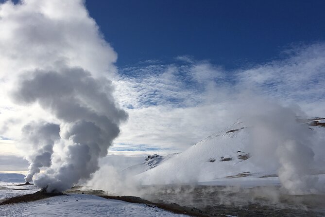 Lake Myvatn, Dettifoss and Goddafoss Waterfalls Day Tour from Akureyri - Godafoss begins the day with a classic view