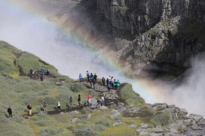 Lake Myvatn, Dettifoss and Goddafoss Waterfalls Day Tour from Akureyri - Grjotagja shows the rift beneath your feet