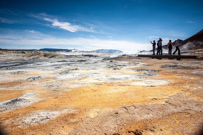 Lake Mývatn & Godafoss Small Group Tour from Akureyri Port - Hverir: steam, mud, and sulphur