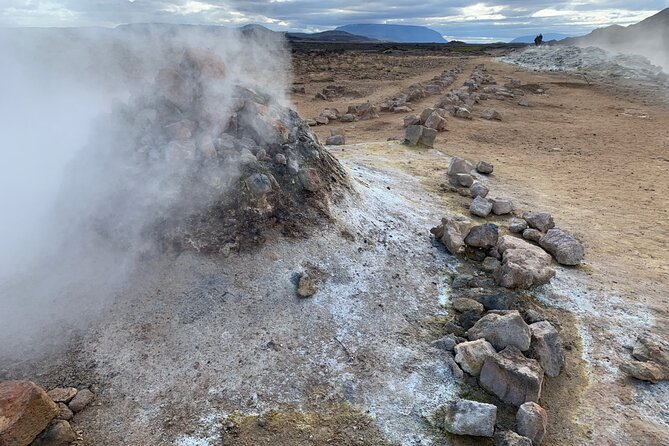 Lake Myvatn Private Day Tour Mývatn, Godafoss Waterfall for Cruise Ships - Hverir: bubbling mud and sulfur steam