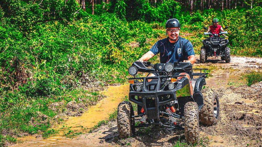 Langkawi Jungle and Waterfall Adventure (Golden Hour) - The reservoir splash and final jungle ride
