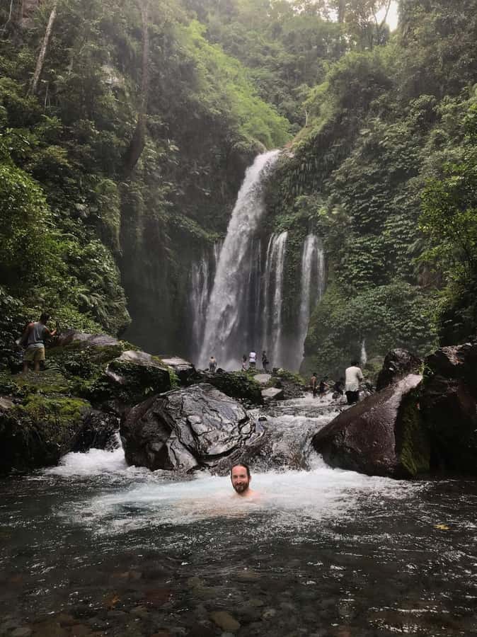 Lombok : Sendang Gile and Tiu Kelep Waterfall Tour - Tiu Kelep and the pleasure of getting wet