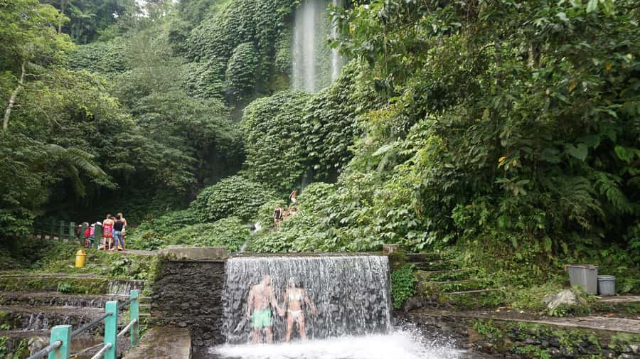 Lombok: Waterfall Benang Kelambu & River Rafting Trip - Benang Stokel: the first forest stop