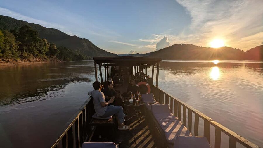 Luang Prabang: Afternoon Kuang Si Waterfalls & Sunset Cruise - Arriving at Kuang Si Waterfalls