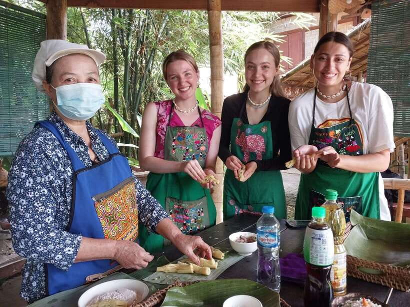 Luang Prabang: Bamboo Experience & Kuang Si Falls Tour - Bamboo is more than a craft material