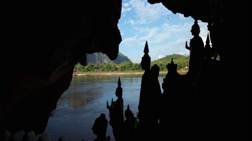 Luang Prabang: Pak Ou Caves & Kuang Si Falls Day Trip - From Luang Prabang to the Mekong at Pak Ou