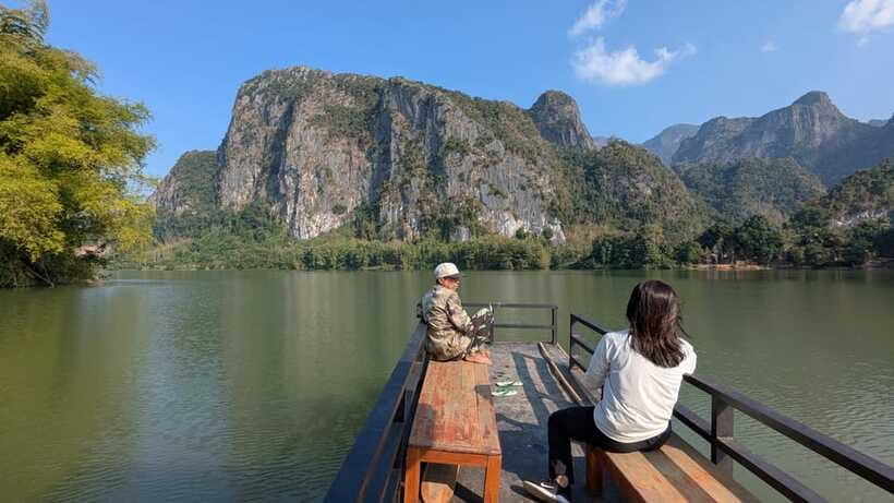 Luang Prabang to Nong Khiaw: River Cruise, Hike & Waterfall - Sunset arrival in Nong Khiaw
