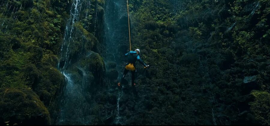 Madeira Canyoning Beginners – Easy & Fun Waterfall Adventure - Abseiling, jumping, and sliding through the waterfall