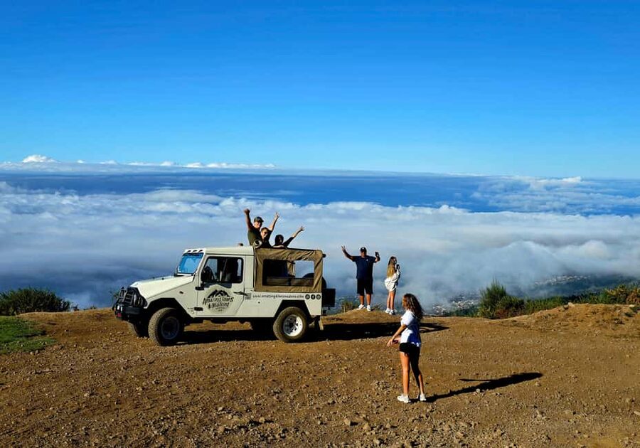 Madeira: Visit the Vulcanic Pools, Waterfalls and the Magic Forest of Fanal - Cabo Girão and the glass platform