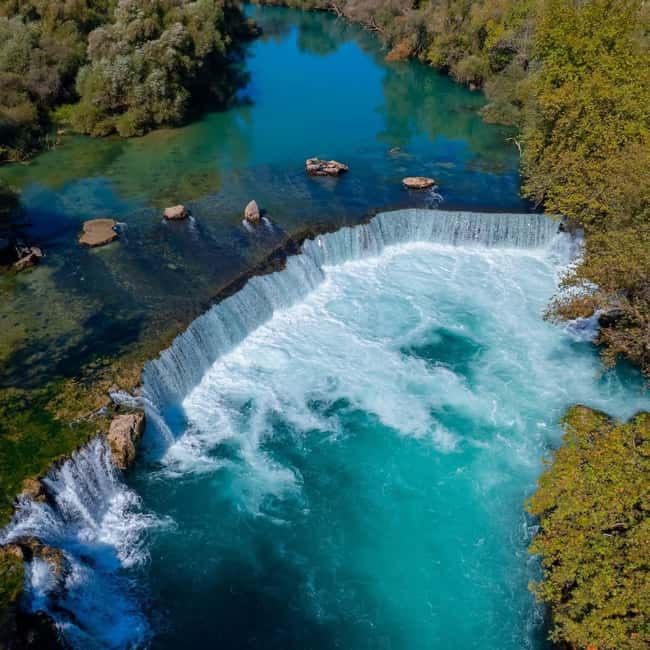 Manavgat Waterfall, Boat & Bazaar Tour from Alanya & Side - Lunch on a moving boat