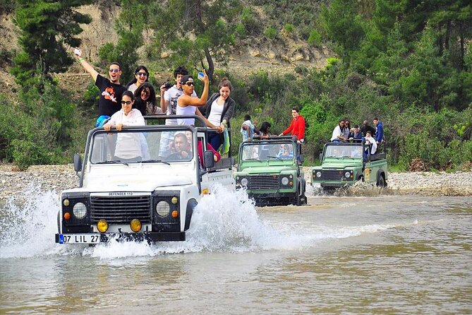 Marmaris Jeep Safari Tour With Waterfall and Water Fights - The muddy mountain roads and water-gun battle
