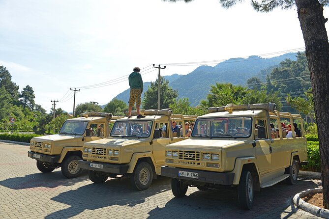 Marmaris: Jeep Safari, Turgut Waterfall, Jesus Beach w/Lunch - The morning pickup and joining the convoy