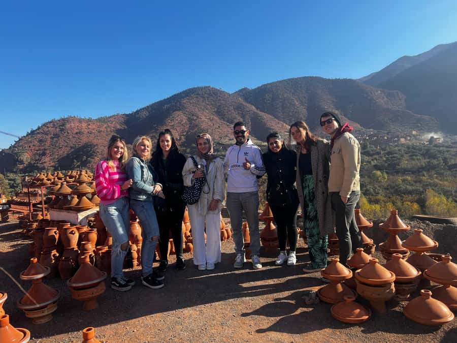 Marrakech 3 Valleys Private Tour, Waterfalls and Mountains - Lunch beside the Ourika River