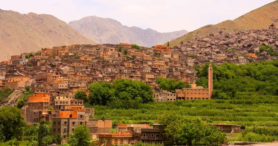 Marrakech: Atlas Mountains & Valleys Waterfall Hike w/ Lunch - Lunch above the valley