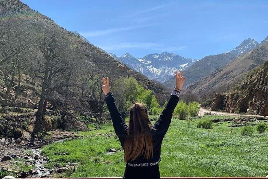 Marrakech: Atlas Mountains Zipline Adventure & Breakfast - Tahnaout breakfast: bread, tea, and Amlou