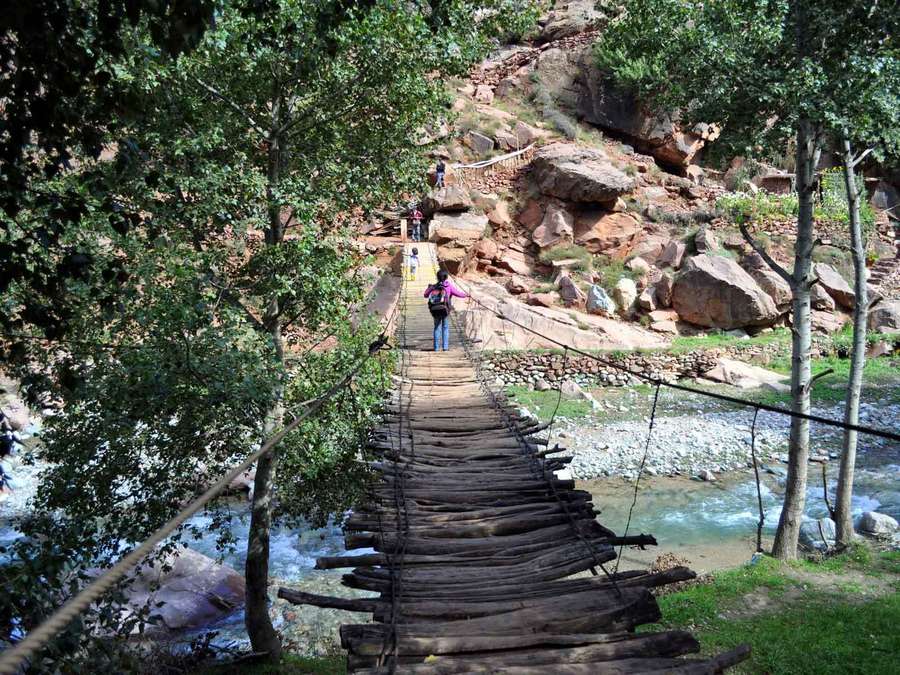 Marrakech Day Trip to Ourika valley & Waterfalls - The one-hour walk to the waterfalls
