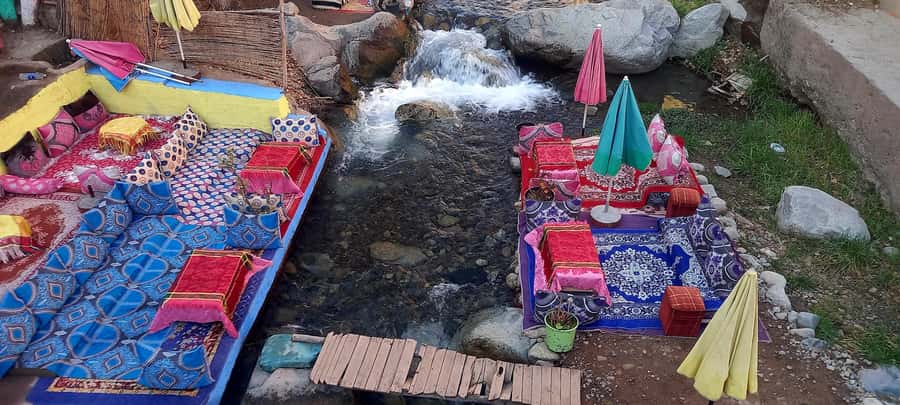 Marrakech: ourika valley Atlas Mountains & Waterfalls Trip - The Setti Fatma waterfalls
