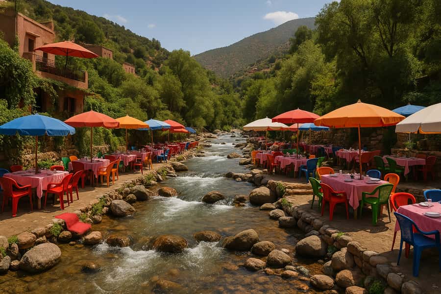 Marrakech: ourika valley lunch & guided hike to waterfalls - The drive through the Atlas foothills