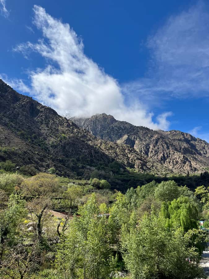 Marrakech: Ourika Valley Waterfalls Hike & Traditional Lunch - A riverside Moroccan lunch with one important condition
