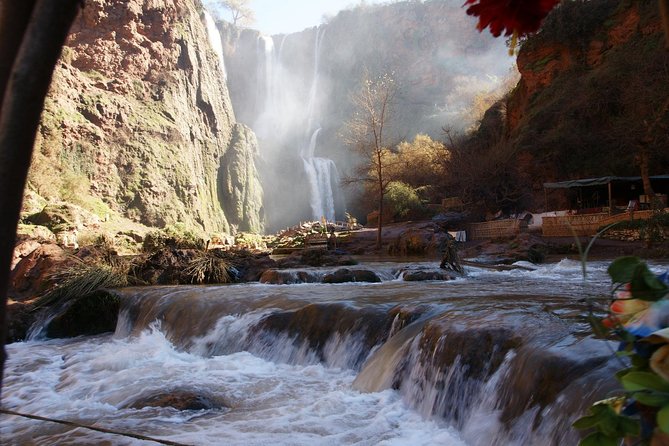 Marrakech: Ouzoud Waterfalls Guided Day Trip with Boat Ride - The boat ride near the falling water