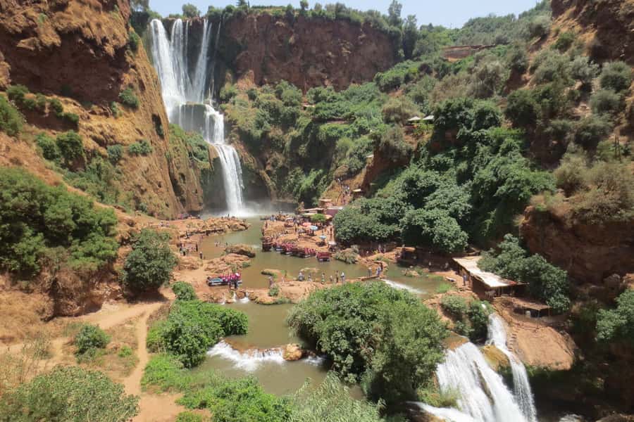 Marrakech: Ouzoud Waterfalls Guided Day Trip with Boat Ride - Swimming, free time, and the monkey encounter