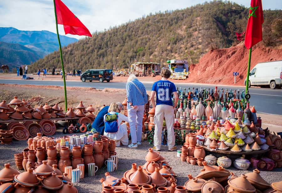 Marrakech: Ouzoud Waterfalls Trip, Guide & Boat + Lunch - Walking Down Through Olive Groves