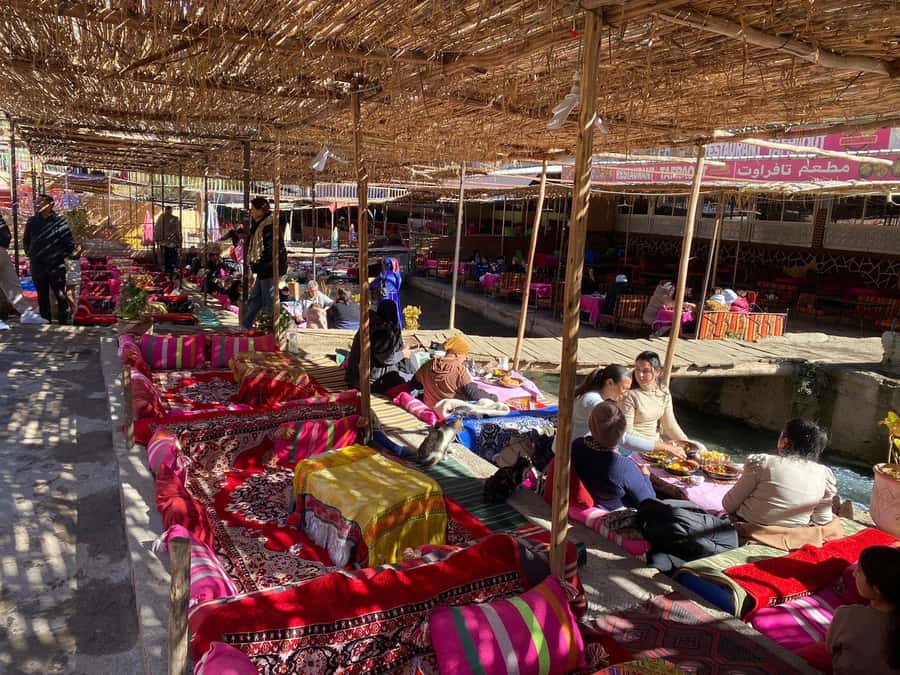 Marrakesh: Ourika Valley Tour & Secret Berber Lunch + Guide - Lunch beside the Ourika River