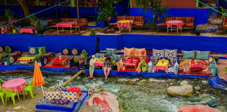 Marrakesh: Ourika Waterfalls, Atlas Mountains, Guide + Lunch - Leaving Marrakech for the Ourika Valley