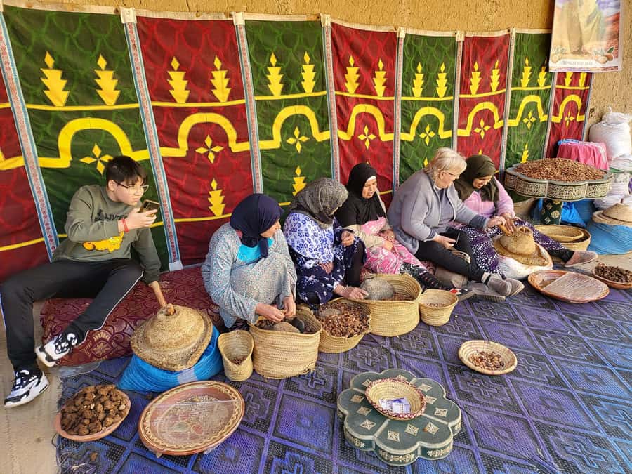 Marrakesh: Ourika Waterfalls, Atlas Mountains, Guide + Lunch - Lunch beside the rushing Ourika River