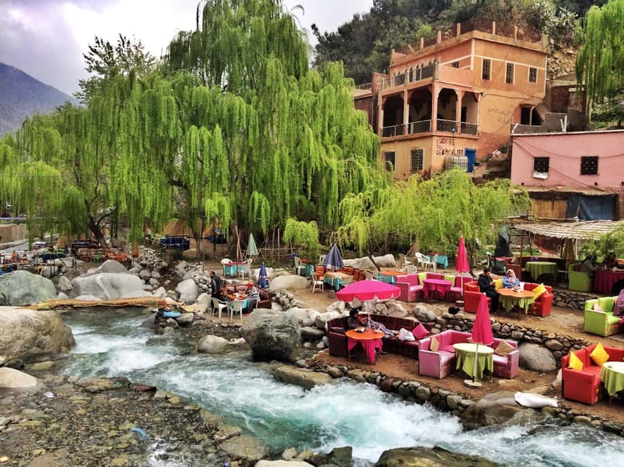 Marrakesh: Ourika Waterfalls, Atlas Mountains, Lunch + Guide - Berber homes, mint tea, and village life