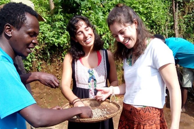 Materuni Waterfalls & Coffee making Cultural Tour | BURIGI CHATO SAFARIS LTD - Reaching the tall waterfall