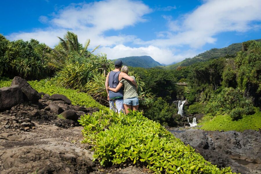 Maui: Guided Rainforest and Waterfall Walk & Swim - Reaching the waterfall and natural pool