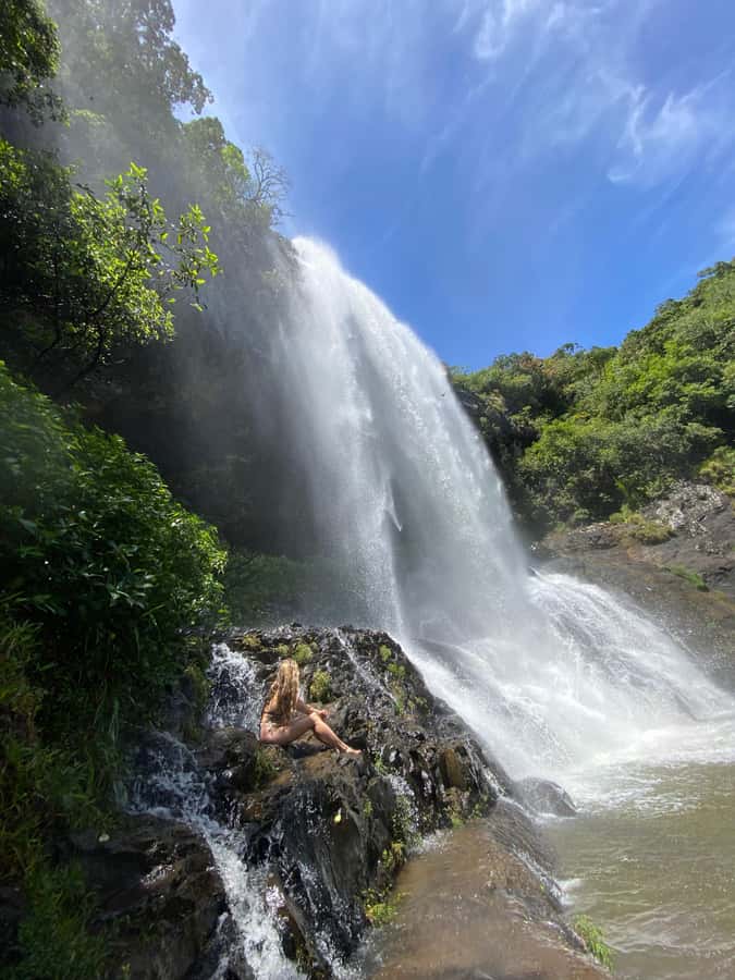 Mauritius Natirel : 7 cascades valley waterfall discovery - A real jungle route, not a paved waterfall walk