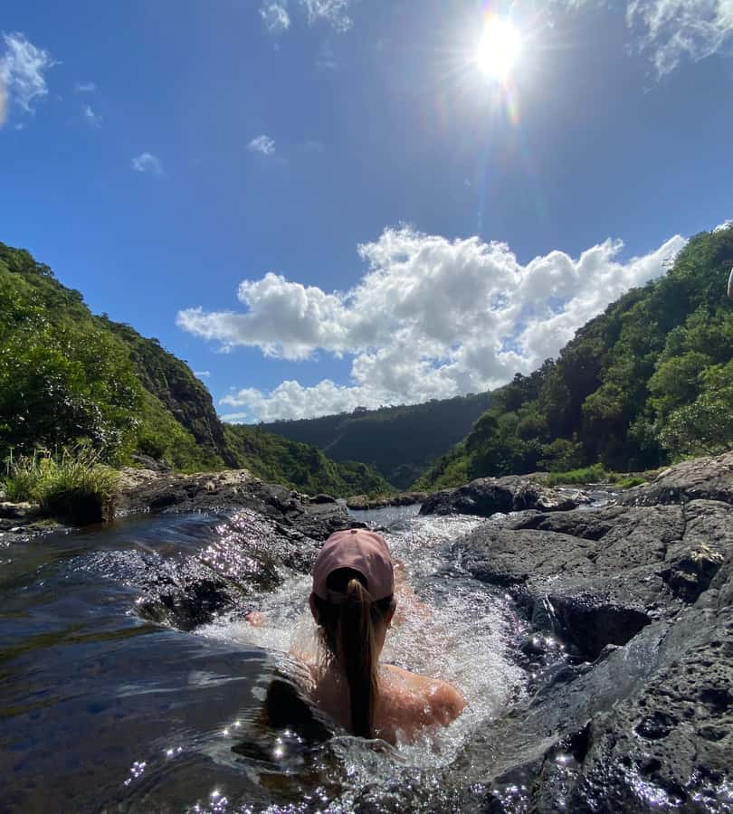 Mauritius Natirel : 7 cascades valley waterfall discovery - Starting at Tamarind Falls