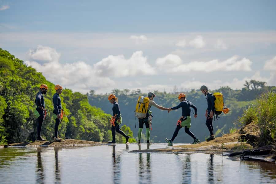 Mauritius: Tamarind Falls Canyoning Adventure - Three rappels from 10 to 25 meters