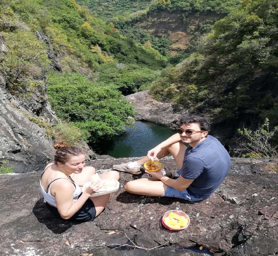 Mauritius: Tamarind Falls Guided Hike with Swim and Lunch - Swimming pools break up the hard sections