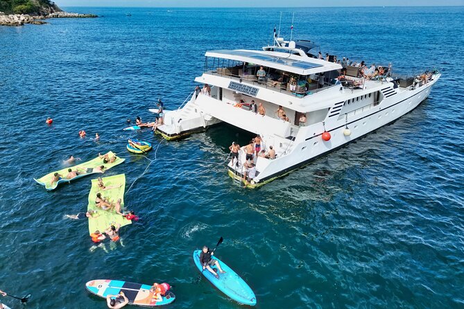 Mega Yacht ALL INCLUSIVE Yelapa Waterfall & Snorkeling Adventure - Playa Chica Locca: the main water-activity stop