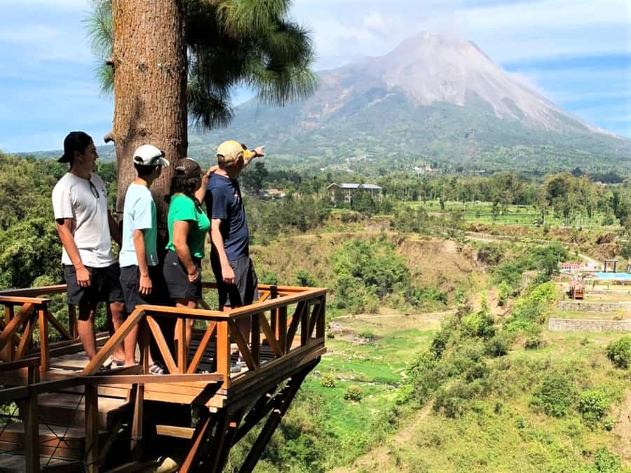 Merapi Volcano 4WD Jeep Tour and Kedung Kayang Waterfall - Kedung Kayang Waterfall and the steep walk below