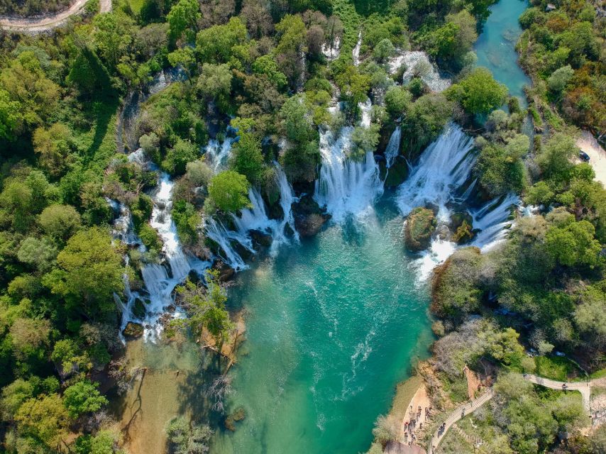Mostar and Kravice Waterfalls Full-Day Tour from Split - Food, heat, crowds, and physical effort