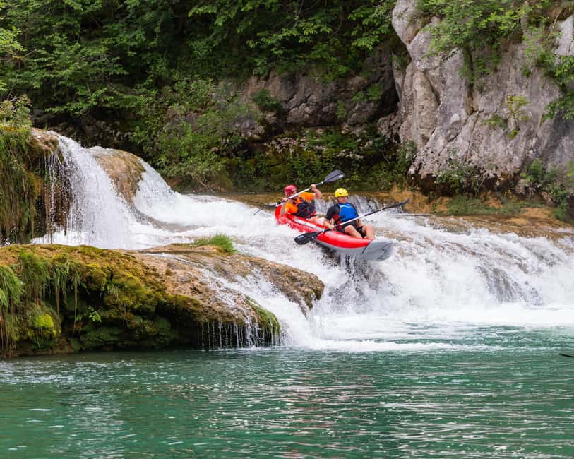 Mrežnica Waterfalls Kayaking | Slunj - Rastoke - Plitvice - The second guided section and the optional jumps
