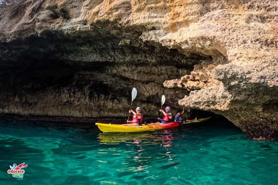 Nerja: Free kayaking route (without a tour guide). 2.5-hour tour. Nerja-Maro Waterfall. - Barranco de Maro and Caleta de Maro