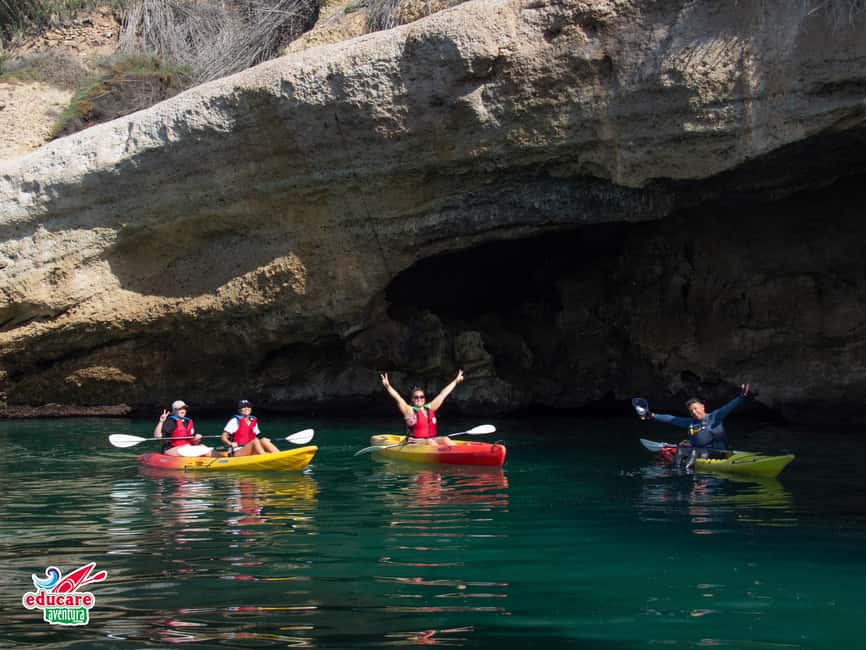 Nerja: Free kayaking route (without a tour guide). 2.5-hour tour. Nerja-Maro Waterfall. - Reaching Maro Waterfall